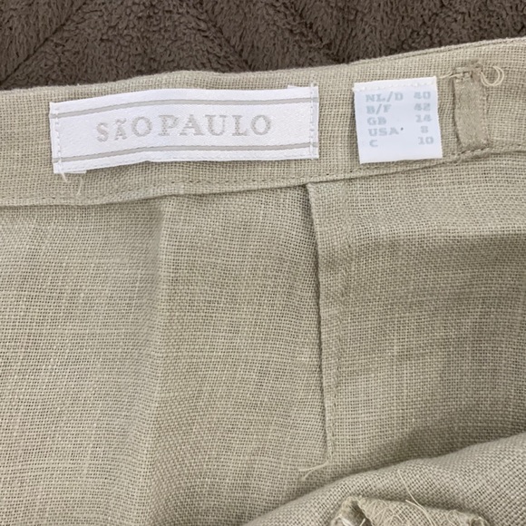 São Paulo NWOT Long Linen Skirt size 8 - Picture 13 of 17